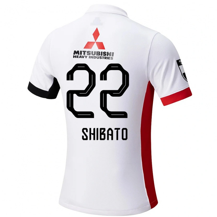 Danxen Bambino Maglia Kai Shibato #22 Bianco Nero Kit Gara Away 2025/26 Maglietta