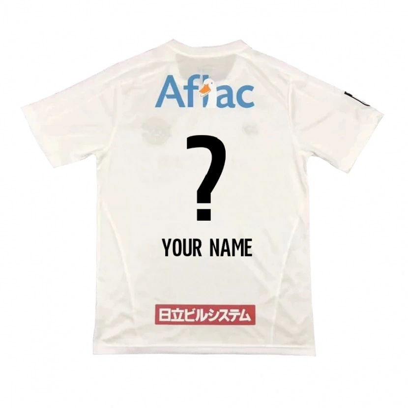 Danxen Bambino Maglia Il Tuo Nome #0 Grigio Chiaro Beige Kit Gara Away 2025/26 Maglietta