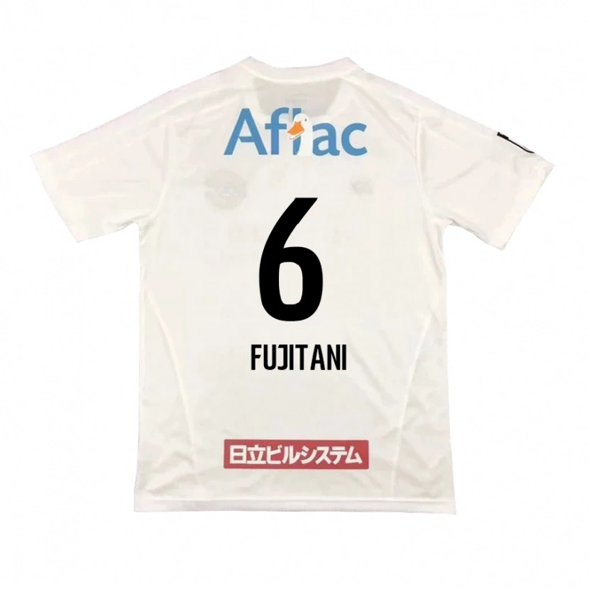 Danxen Bambino Maglia Atsuto Fujitani #6 Grigio Chiaro Beige Kit Gara Away 2025/26 Maglietta