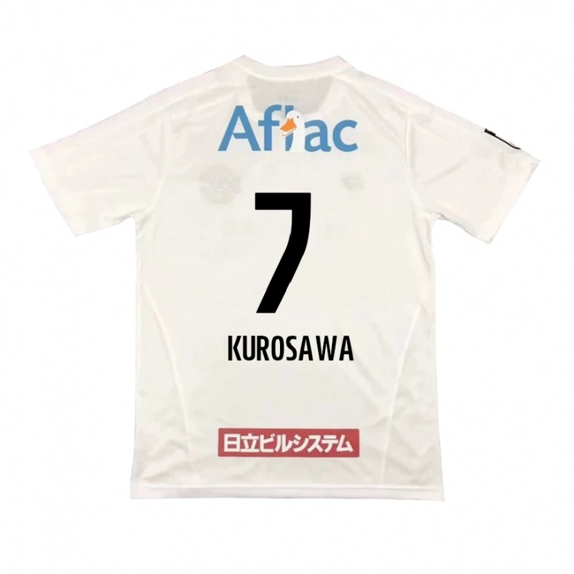 Danxen Bambino Maglia Shido Kurosawa #7 Grigio Chiaro Beige Kit Gara Away 2025/26 Maglietta