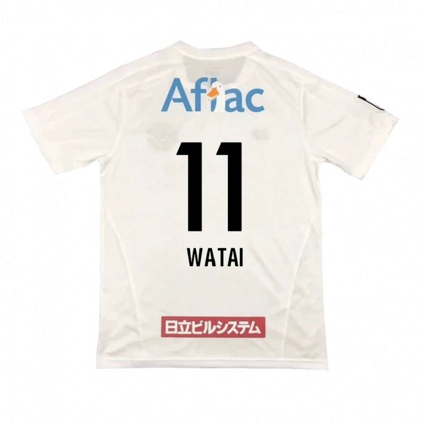 Danxen Bambino Maglia Masaki Watai #11 Grigio Chiaro Beige Kit Gara Away 2025/26 Maglietta