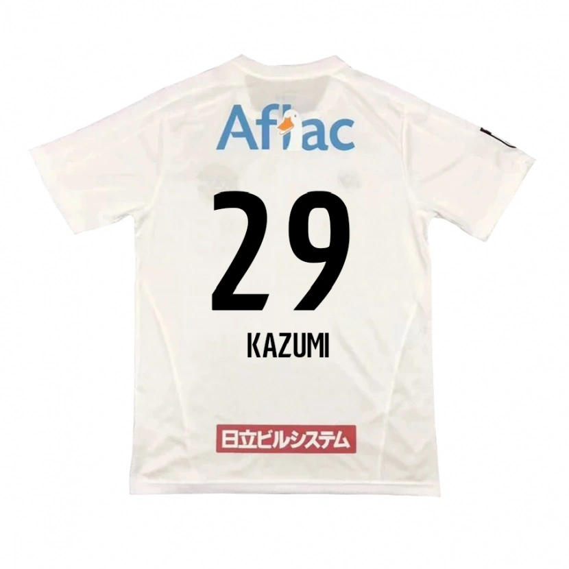 Danxen Bambino Maglia Takuto Kazumi #29 Grigio Chiaro Beige Kit Gara Away 2025/26 Maglietta