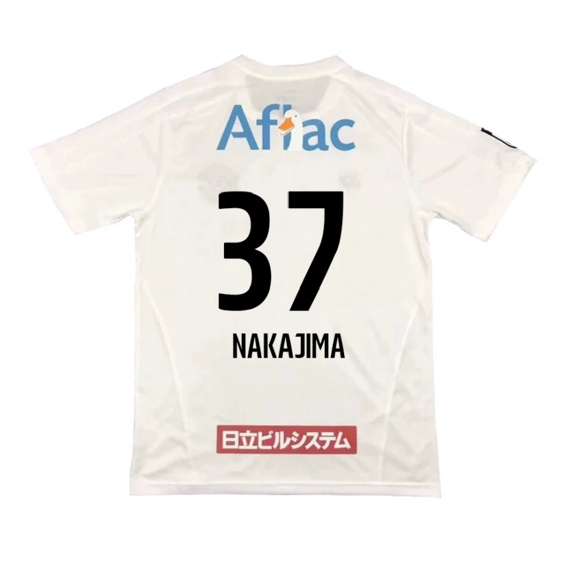 Danxen Bambino Maglia Shun Nakajima #37 Grigio Chiaro Beige Kit Gara Away 2025/26 Maglietta