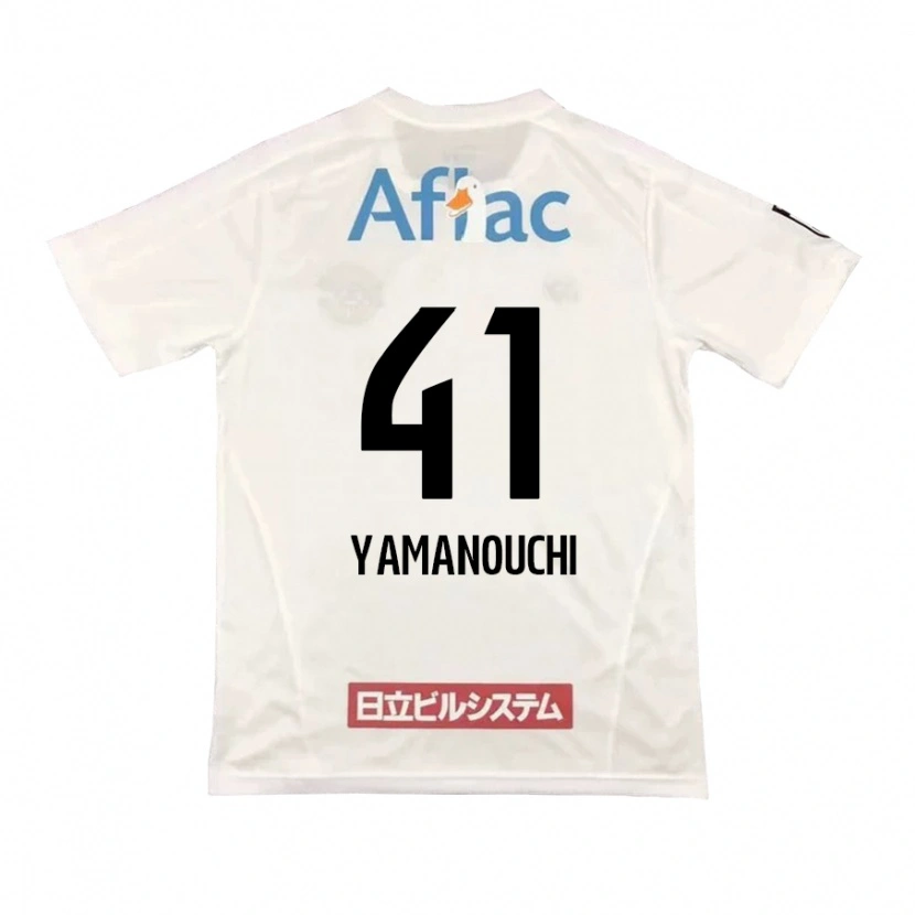 Danxen Bambino Maglia Yusei Yamanouchi #41 Grigio Chiaro Beige Kit Gara Away 2025/26 Maglietta