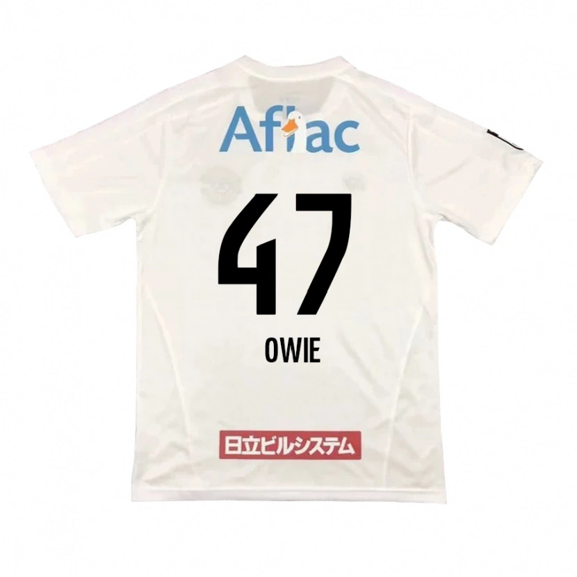 Danxen Bambino Maglia William Owie #47 Grigio Chiaro Beige Kit Gara Away 2025/26 Maglietta