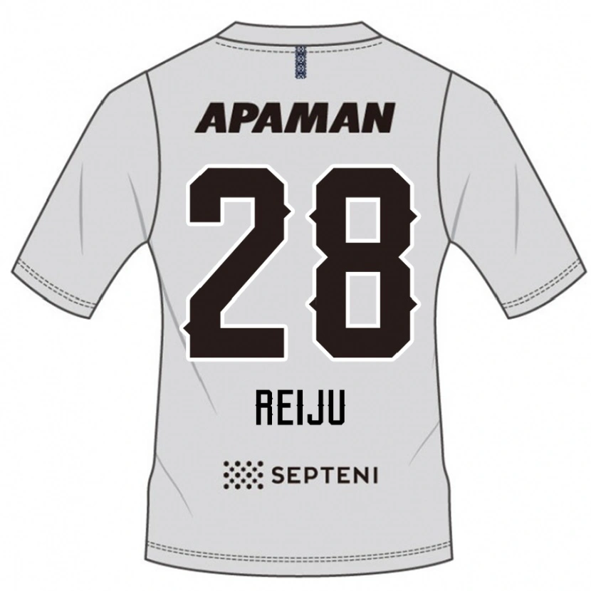 Danxen Bambino Maglia Reiju Tsuruno #28 Grigio Chiaro Kit Gara Away 2025/26 Maglietta