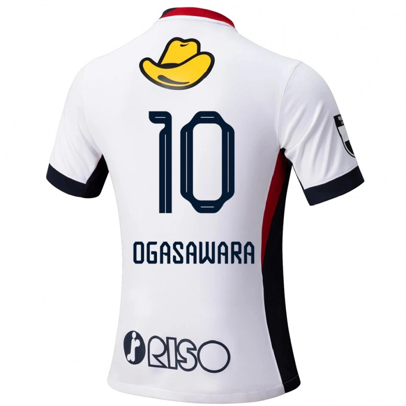 Danxen Bambino Maglia Shoma Ogasawara #10 Bianco Nero Kit Gara Away 2025/26 Maglietta