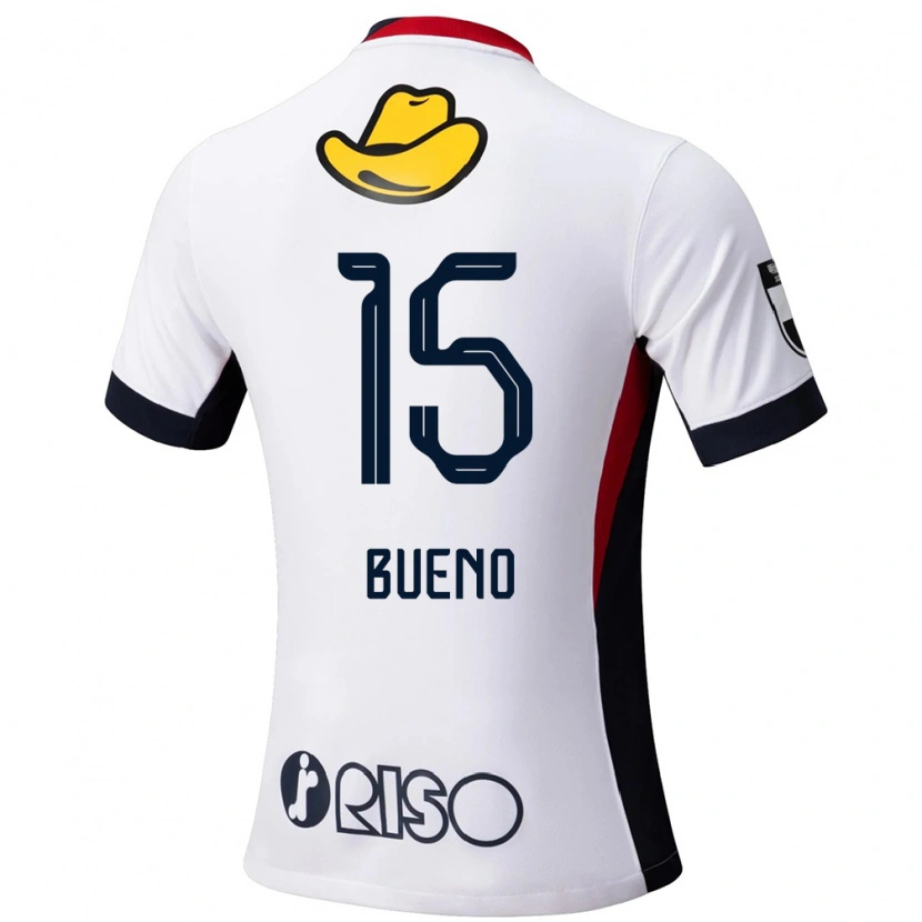 Danxen Bambino Maglia Bueno #15 Bianco Nero Kit Gara Away 2025/26 Maglietta