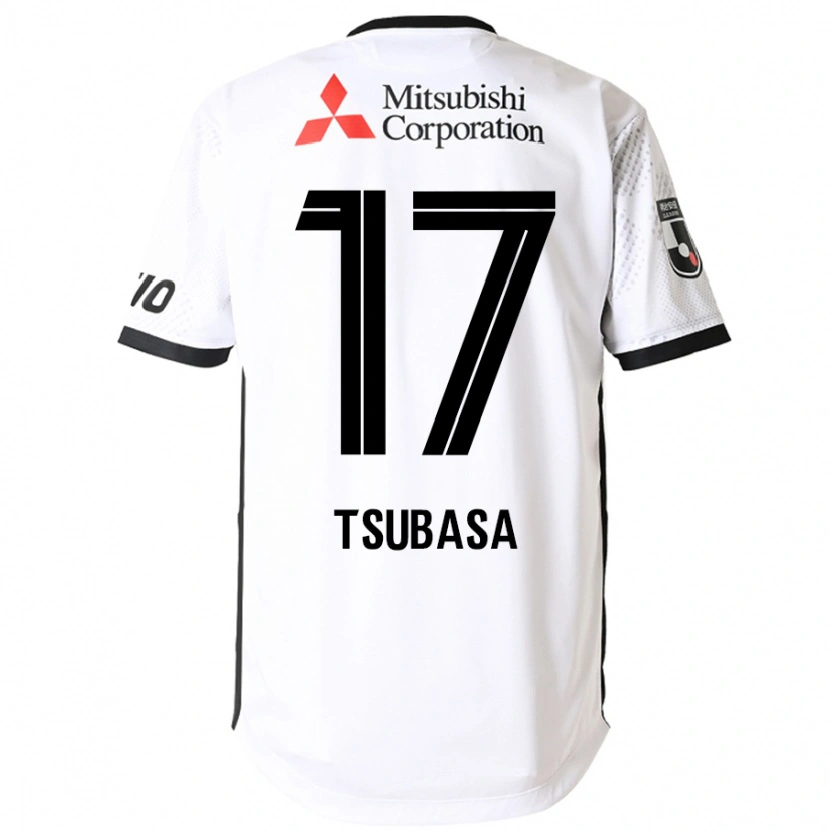 Danxen Bambino Maglia Tsubasa Terayama #17 Bianco Nero Kit Gara Away 2025/26 Maglietta