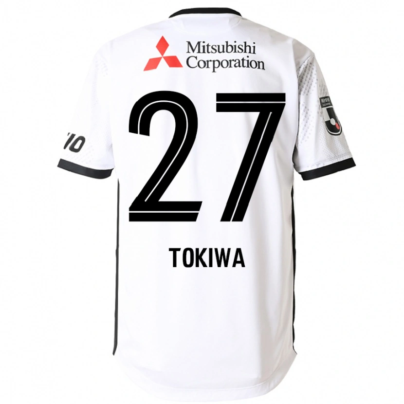 Danxen Bambino Maglia Kyota Tokiwa #27 Bianco Nero Kit Gara Away 2025/26 Maglietta