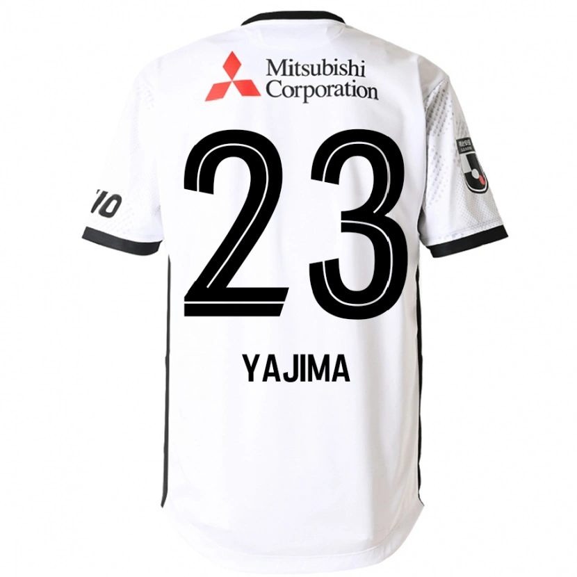 Danxen Bambino Maglia Kiichi Yajima #23 Bianco Nero Kit Gara Away 2025/26 Maglietta