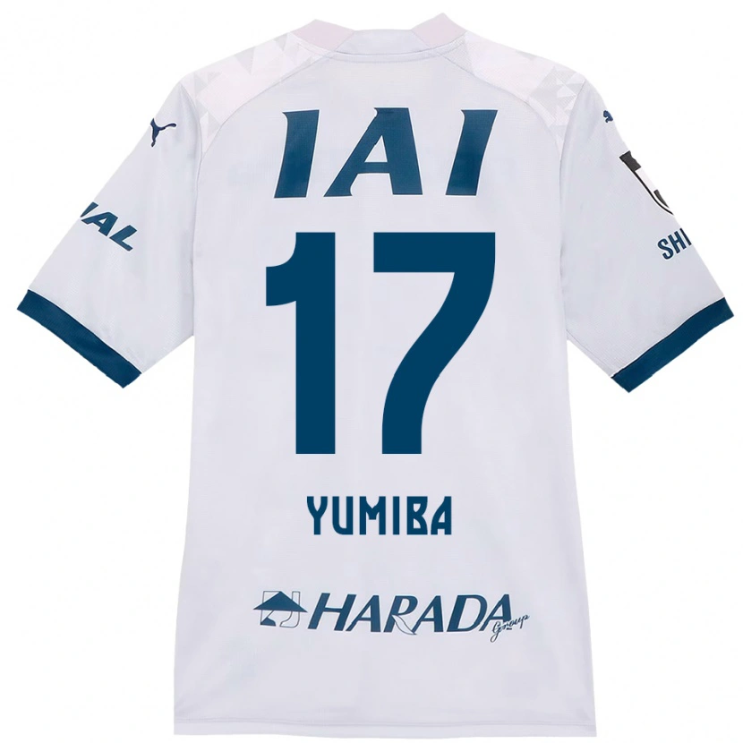 Danxen Bambino Maglia Masaki Yumiba #17 Bianco Blu Royal Kit Gara Away 2025/26 Maglietta