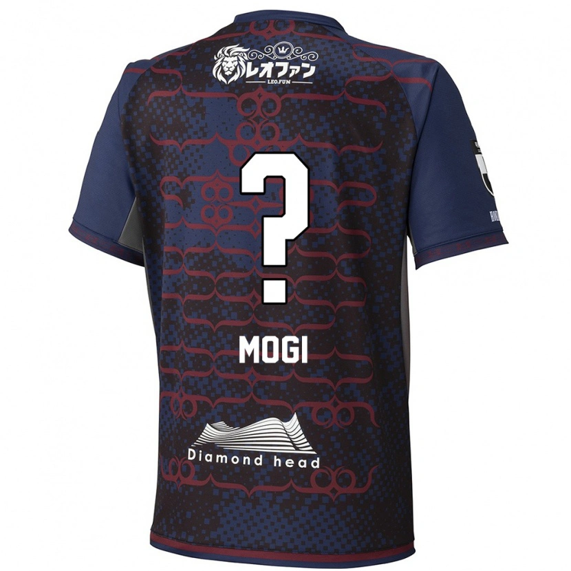 Danxen Bambino Maglia Katsuyuki Mogi #0 Blu Rosso Kit Gara Away 2025/26 Maglietta