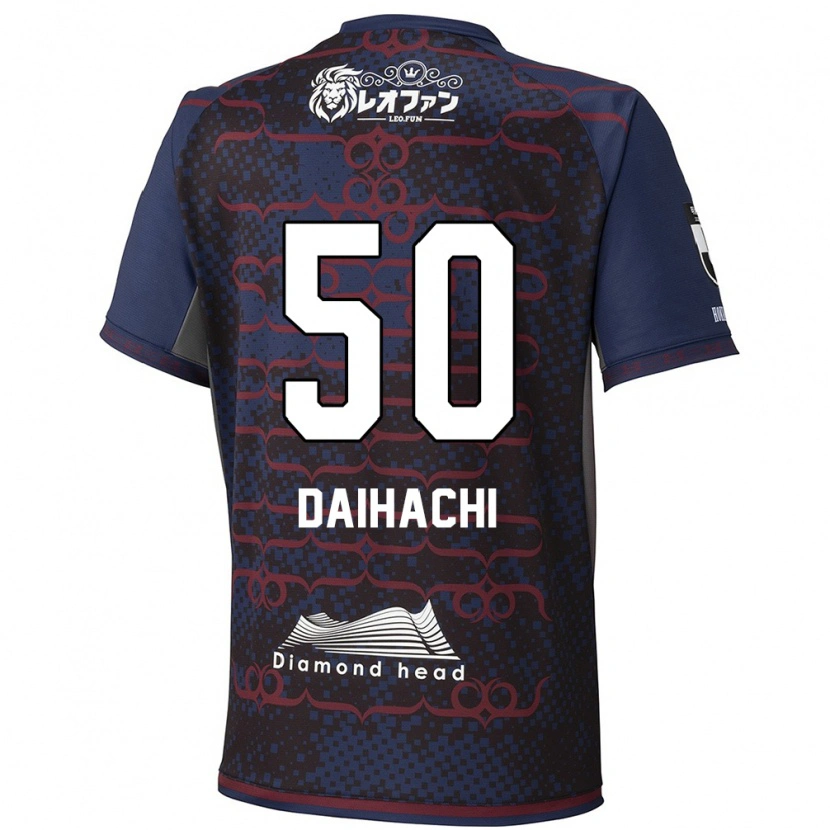 Danxen Bambino Maglia Daihachi Okamura #50 Blu Rosso Kit Gara Away 2025/26 Maglietta