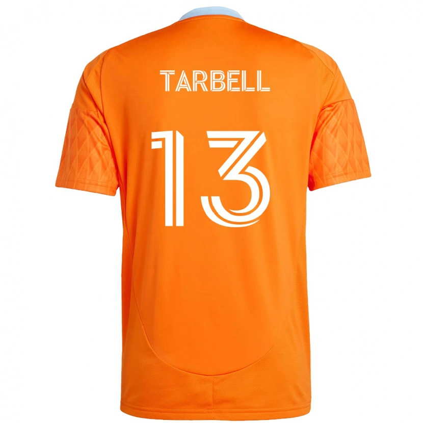 Danxen Uomo Maglia Andrew Tarbell #13 Arancione Bianco Kit Gara Home 2025/26 Maglietta