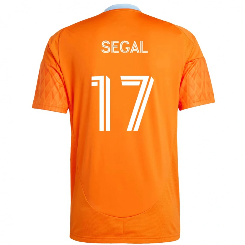 Danxen Uomo Maglia Gabriel Segal #17 Arancione Bianco Kit Gara Home 2025/26 Maglietta