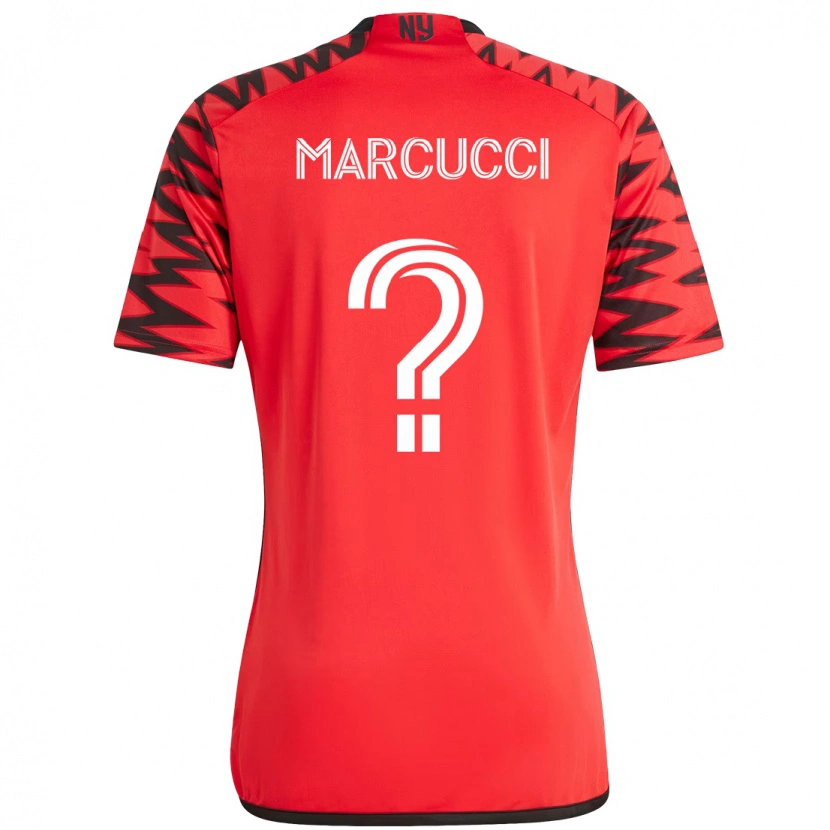 Danxen Uomo Maglia Aj Marcucci #0 Rosso Nero Kit Gara Home 2025/26 Maglietta