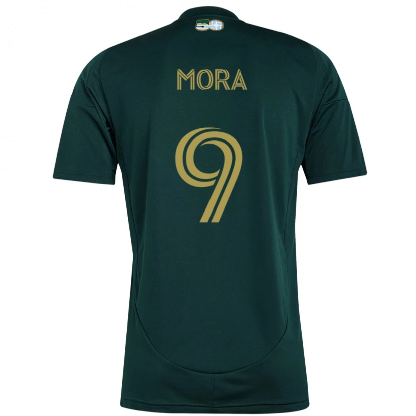 Danxen Uomo Maglia Felipe Mora #9 Nero Marrone Kit Gara Home 2025/26 Maglietta