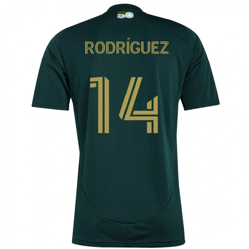 Danxen Uomo Maglia Jonathan Rodríguez #14 Nero Marrone Kit Gara Home 2025/26 Maglietta