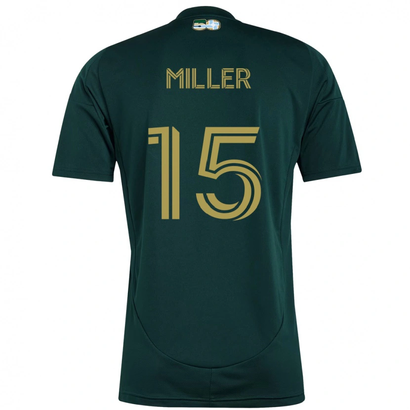 Danxen Uomo Maglia Eric Miller #15 Nero Marrone Kit Gara Home 2025/26 Maglietta