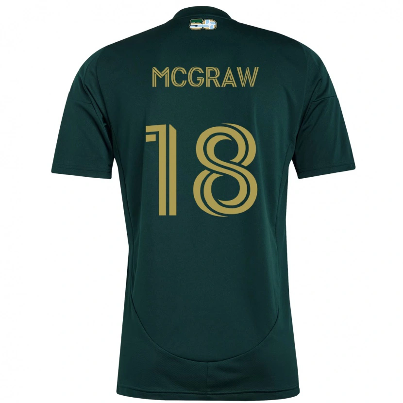 Danxen Uomo Maglia Zac Mcgraw #18 Nero Marrone Kit Gara Home 2025/26 Maglietta