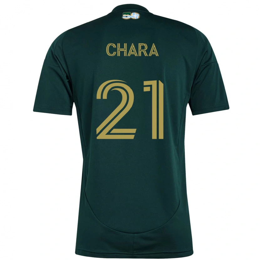 Danxen Uomo Maglia Diego Chará #21 Nero Marrone Kit Gara Home 2025/26 Maglietta