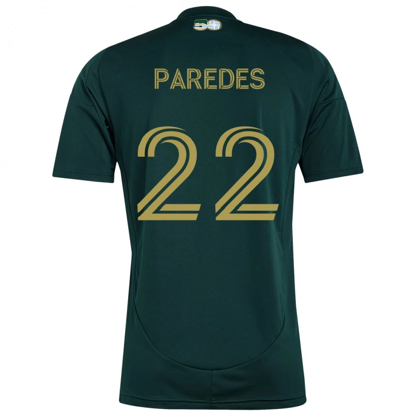 Danxen Uomo Maglia Cristhian Paredes #22 Nero Marrone Kit Gara Home 2025/26 Maglietta