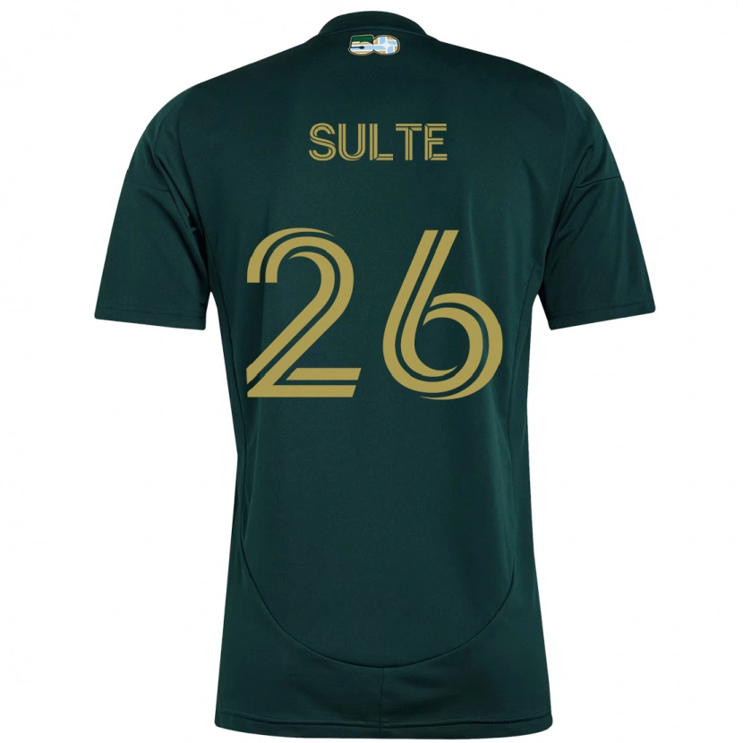 Danxen Uomo Maglia Hunter Sulte #26 Nero Marrone Kit Gara Home 2025/26 Maglietta
