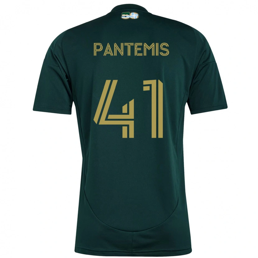 Danxen Uomo Maglia James Pantemis #41 Nero Marrone Kit Gara Home 2025/26 Maglietta