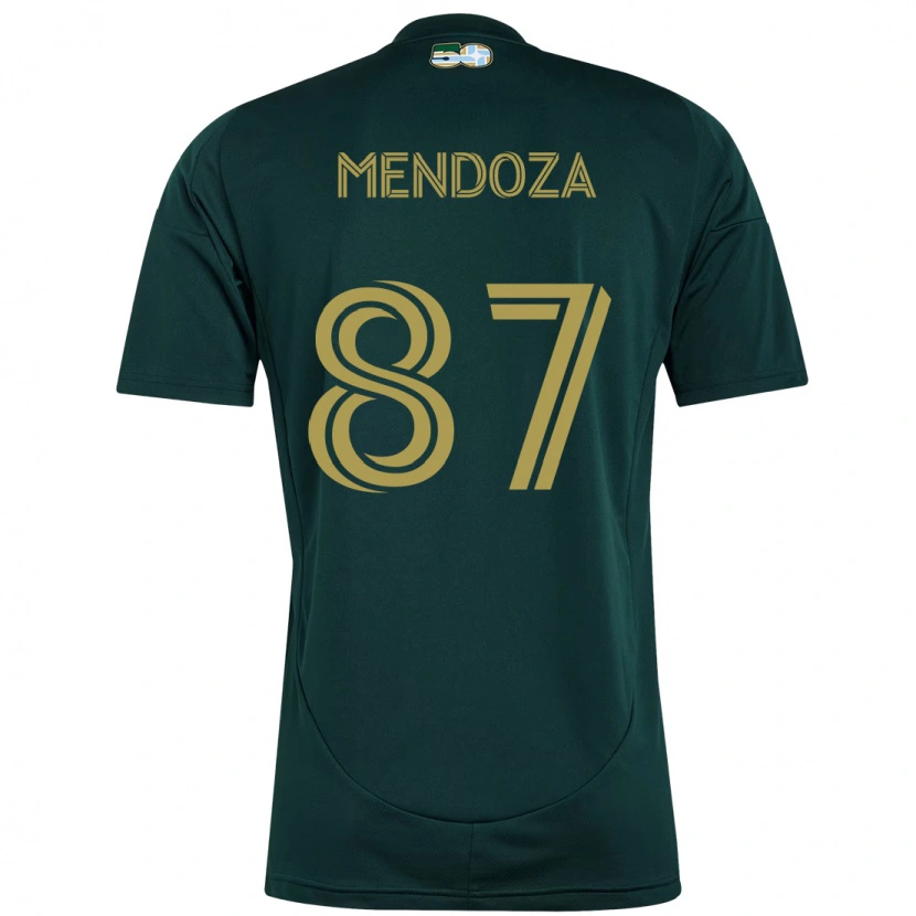 Danxen Uomo Maglia Christian Mendoza #87 Nero Marrone Kit Gara Home 2025/26 Maglietta