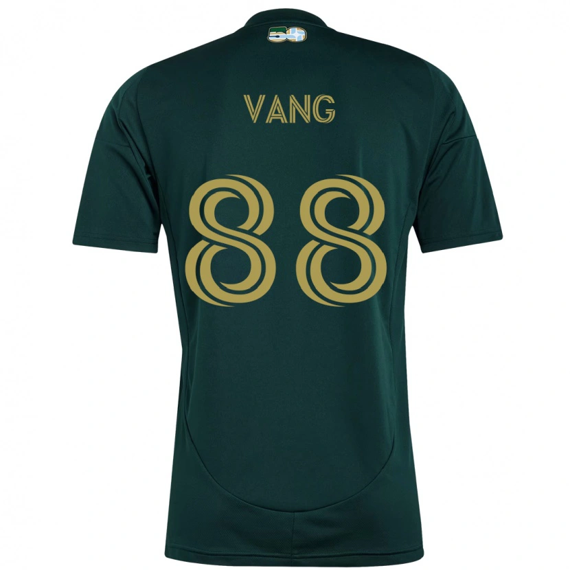 Danxen Uomo Maglia Michael Vang #88 Nero Marrone Kit Gara Home 2025/26 Maglietta