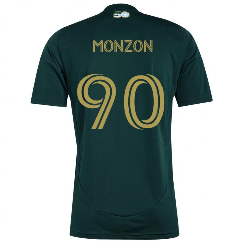 Danxen Uomo Maglia Florián Monzón #90 Nero Marrone Kit Gara Home 2025/26 Maglietta