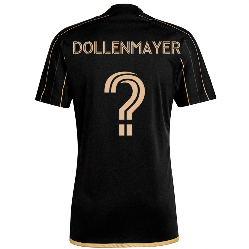 Danxen Uomo Maglia Noah Dollenmayer #0 Nero Marrone Kit Gara Home 2025/26 Maglietta