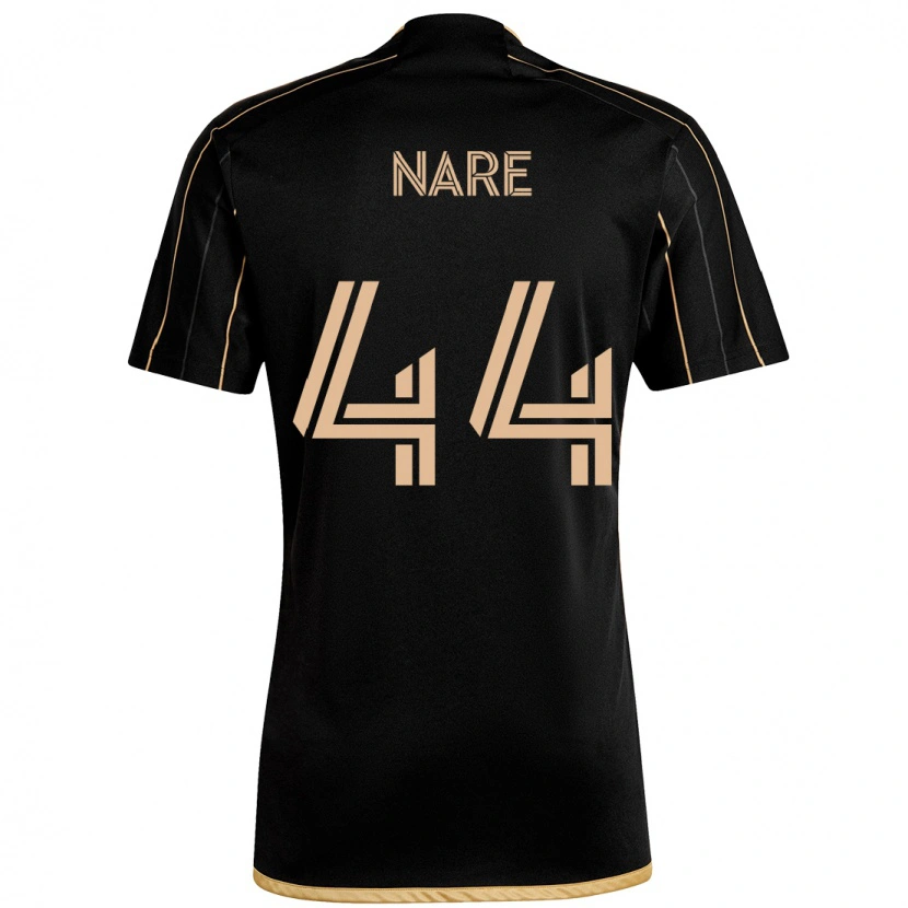 Danxen Uomo Maglia Thabo Nare #44 Nero Marrone Kit Gara Home 2025/26 Maglietta