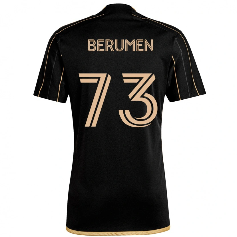 Danxen Uomo Maglia Eddy Berumen #73 Nero Marrone Kit Gara Home 2025/26 Maglietta