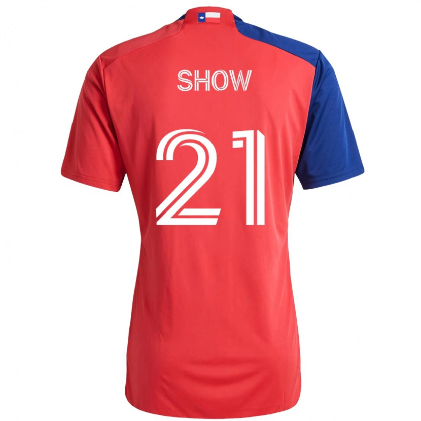 Danxen Uomo Maglia Show #21 Rosso Blu Navy Kit Gara Home 2025/26 Maglietta