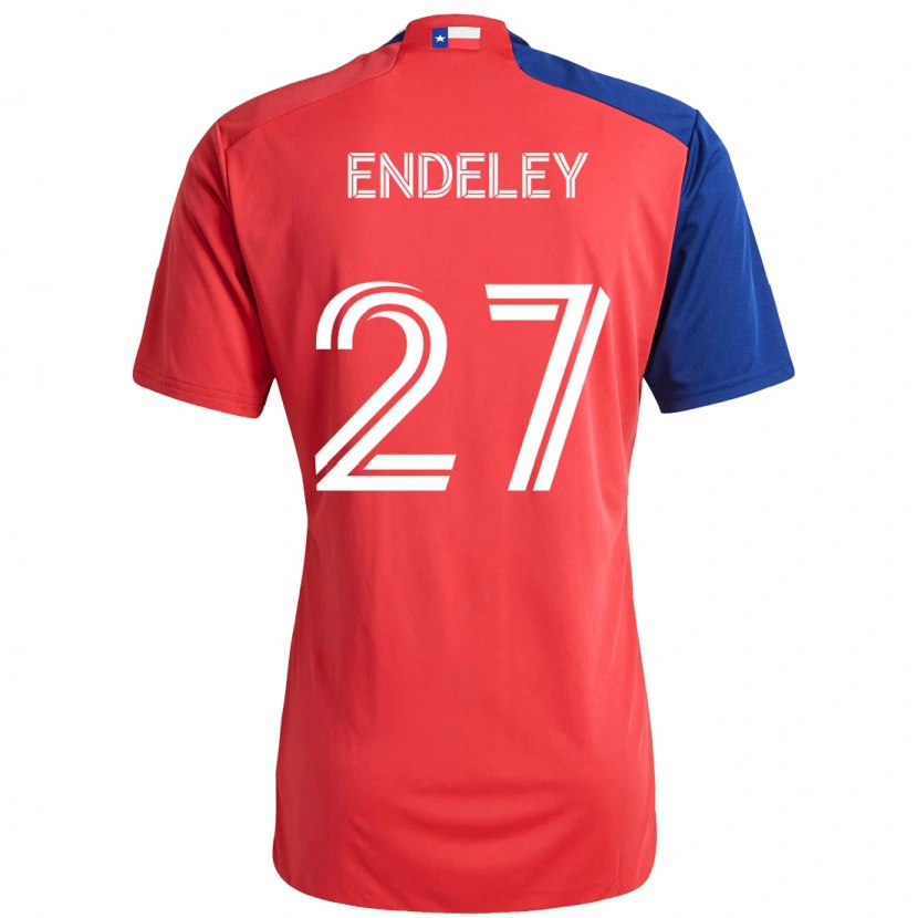 Danxen Uomo Maglia Herbert Endeley #27 Rosso Blu Navy Kit Gara Home 2025/26 Maglietta