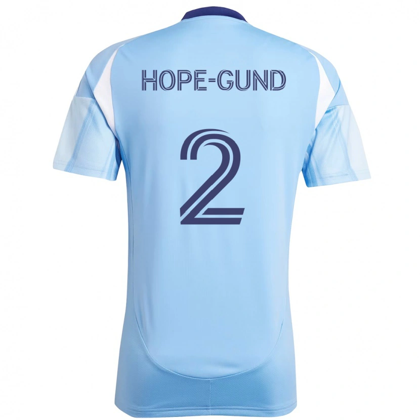 Danxen Uomo Maglia Rio Hope-Gund #2 Azzurro Chiaro Kit Gara Home 2025/26 Maglietta