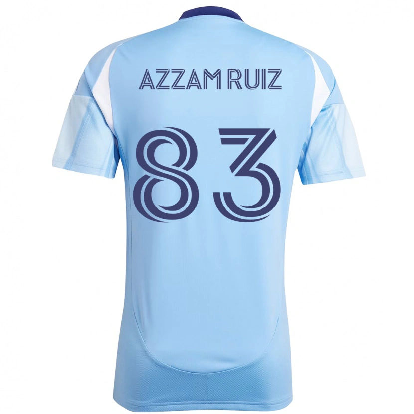 Danxen Uomo Maglia Camil Azzam Ruiz #83 Azzurro Chiaro Kit Gara Home 2025/26 Maglietta