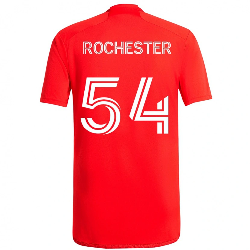 Danxen Uomo Maglia Lamonth Rochester #54 Rosso Bianco Kit Gara Home 2025/26 Maglietta