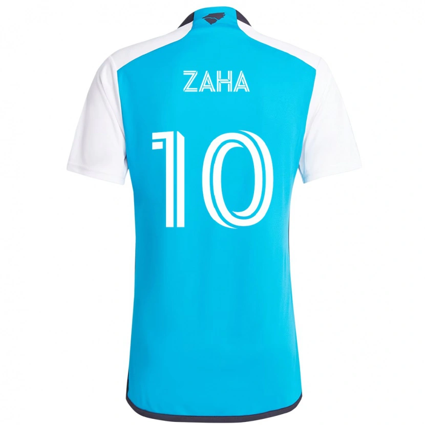 Danxen Uomo Maglia Wilfried Zaha #10 Azzurro Cielo Bianco Kit Gara Home 2025/26 Maglietta