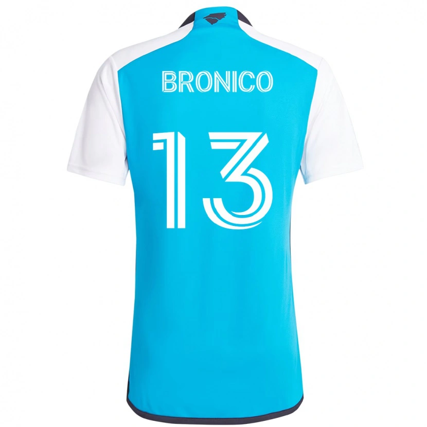 Danxen Uomo Maglia Brandt Bronico #13 Azzurro Cielo Bianco Kit Gara Home 2025/26 Maglietta