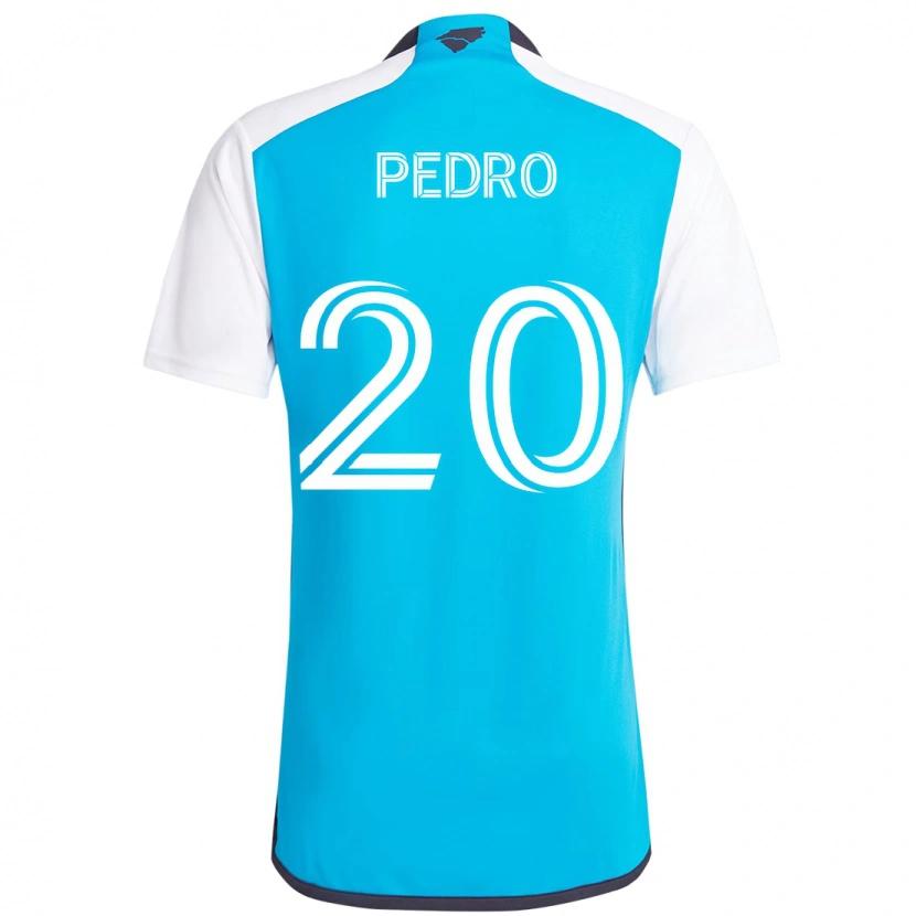 Danxen Uomo Maglia João Pedro #20 Azzurro Cielo Bianco Kit Gara Home 2025/26 Maglietta