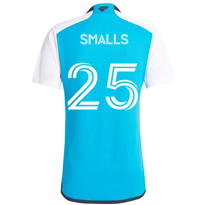 Danxen Uomo Maglia Tyger Smalls #25 Azzurro Cielo Bianco Kit Gara Home 2025/26 Maglietta