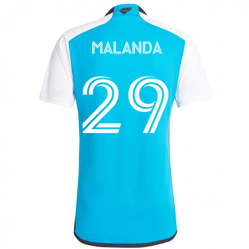 Danxen Uomo Maglia Adilson Malanda #29 Azzurro Cielo Bianco Kit Gara Home 2025/26 Maglietta