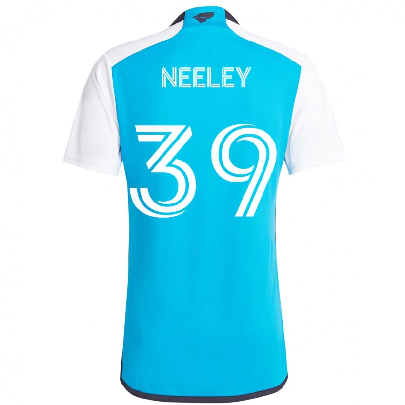 Danxen Uomo Maglia Jack Neeley #39 Azzurro Cielo Bianco Kit Gara Home 2025/26 Maglietta