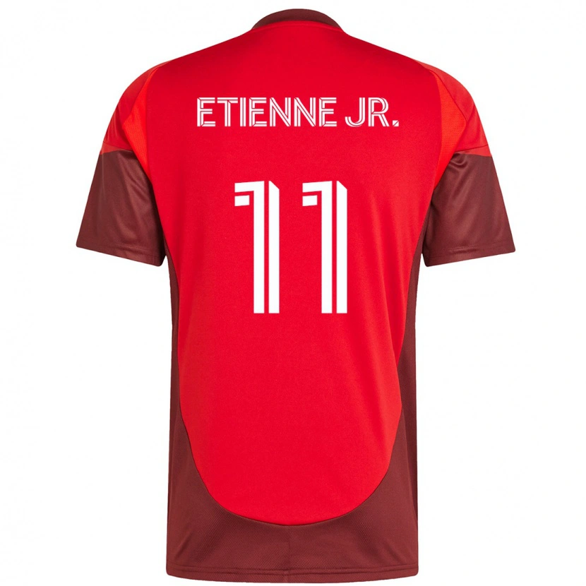 Danxen Uomo Maglia Derrick Etienne Jr. #11 Rosso Bianco Kit Gara Home 2025/26 Maglietta