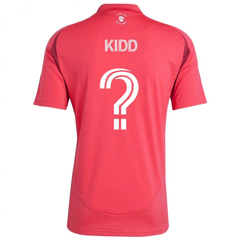 Danxen Uomo Maglia Matteo Kidd #0 Magenta Bianco Kit Gara Home 2025/26 Maglietta