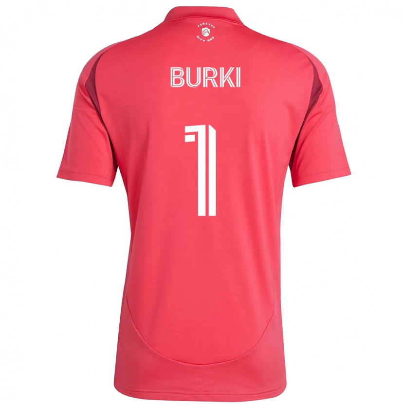 Danxen Uomo Maglia Roman Bürki #1 Magenta Bianco Kit Gara Home 2025/26 Maglietta