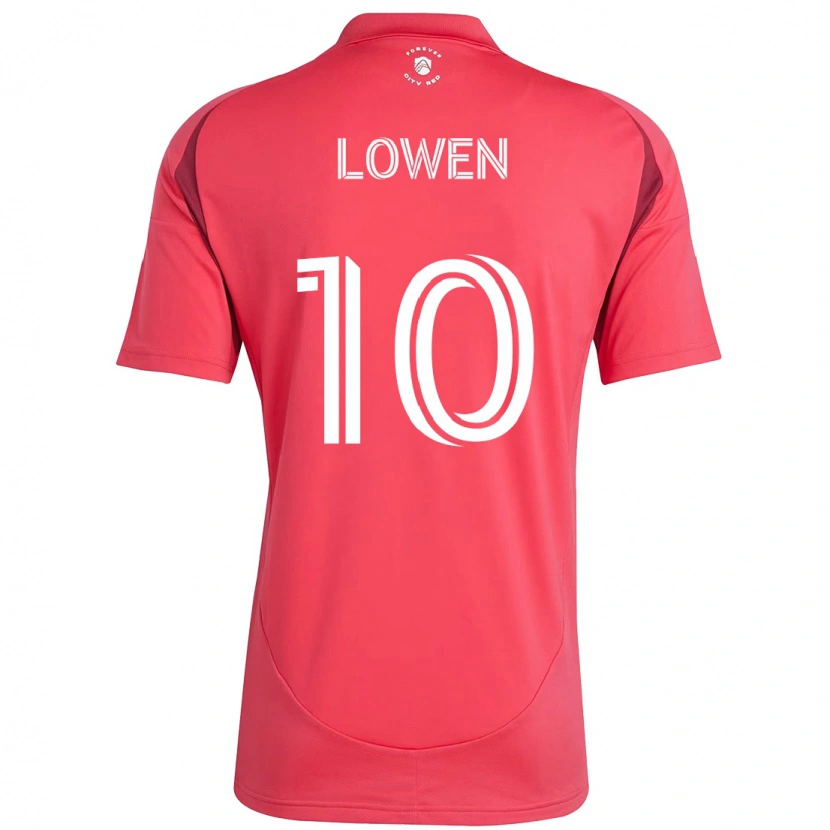 Danxen Uomo Maglia Eduard Löwen #10 Magenta Bianco Kit Gara Home 2025/26 Maglietta